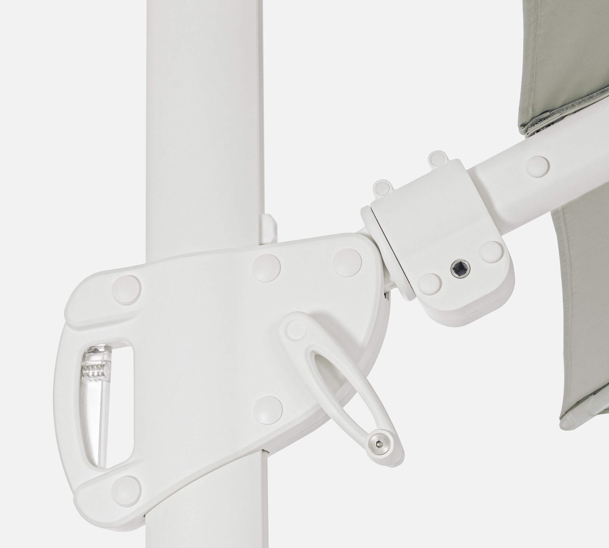 OMBRELLONE BRACCIO EDEN 3X4 BIANCO-NATURALE