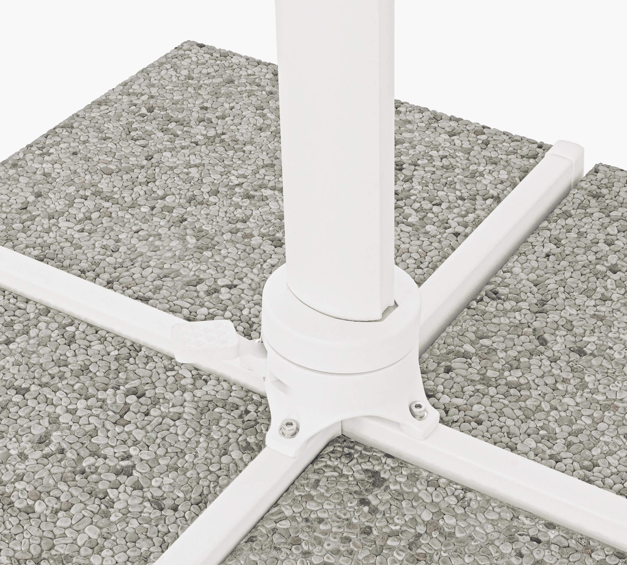 OMBRELLONE BRACCIO EDEN 3X4 BIANCO-NATURALE