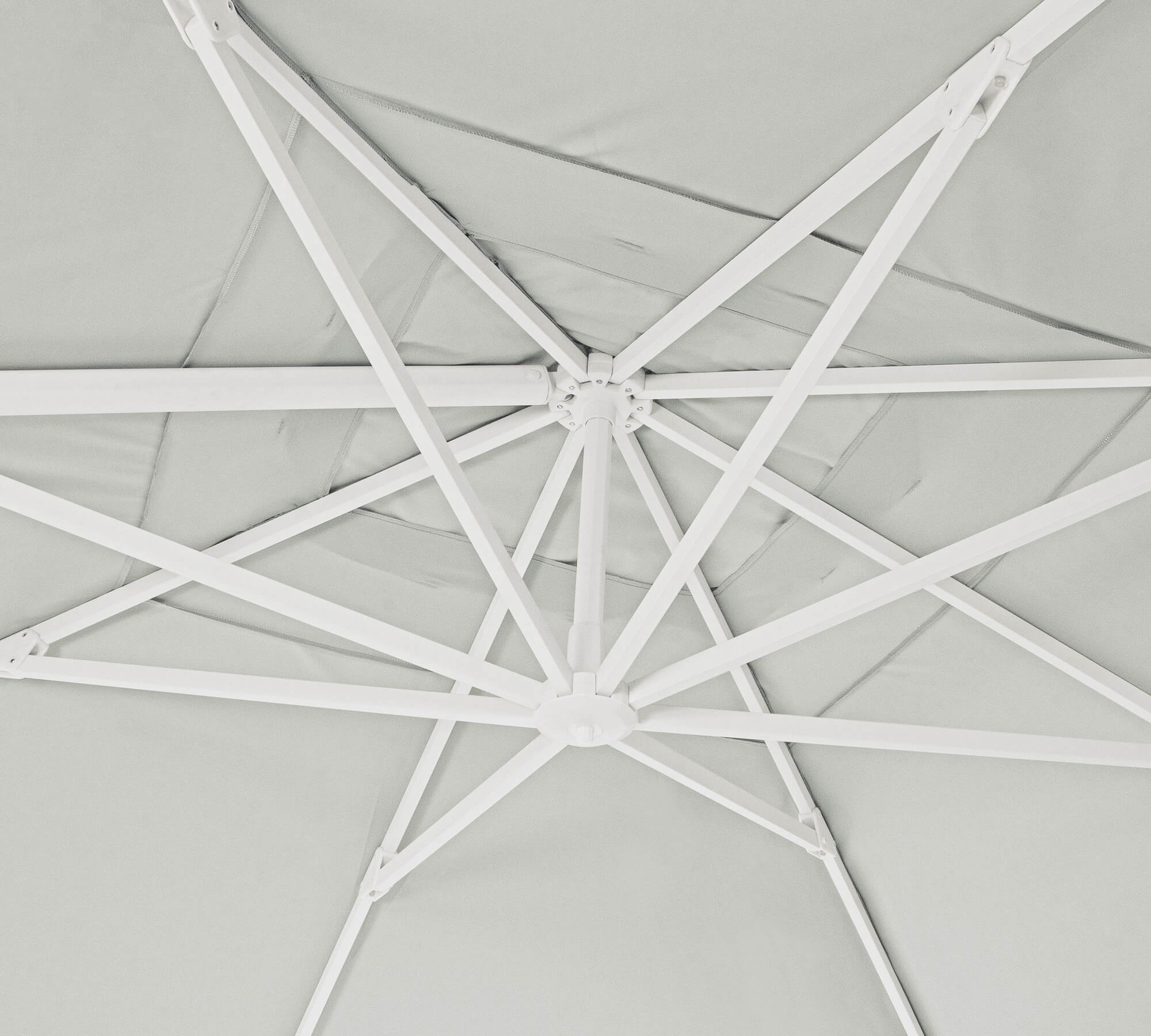 OMBRELLONE BRACCIO EDEN 4X4 BIACO-NATURALE