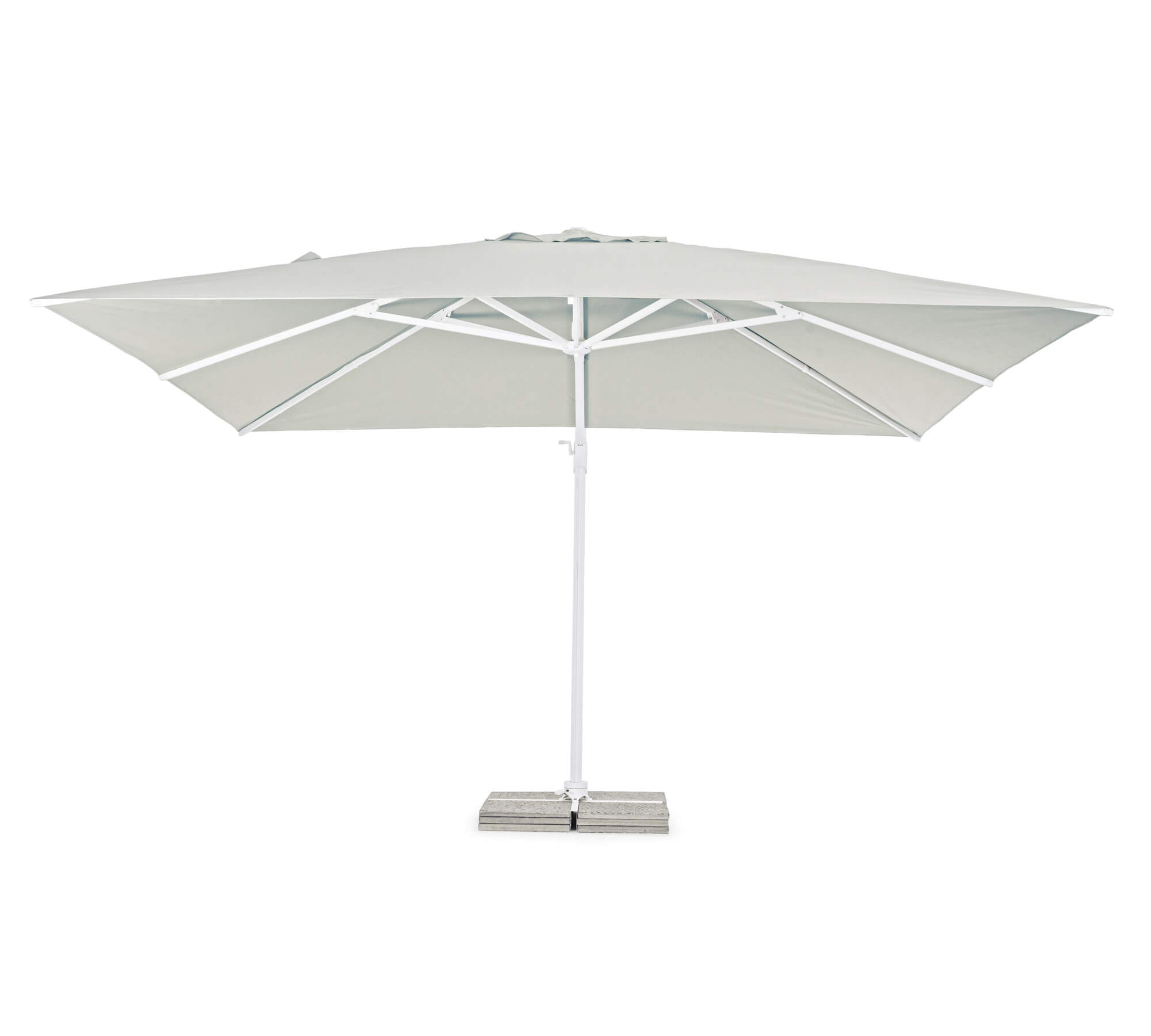 OMBRELLONE BRACCIO EDEN 4X4 BIACO-NATURALE