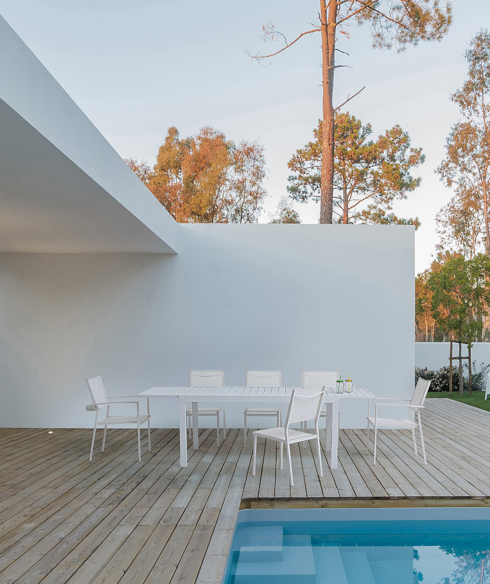 TAVOLO ALL.HILDE CM.160-240X90 BIANCO
