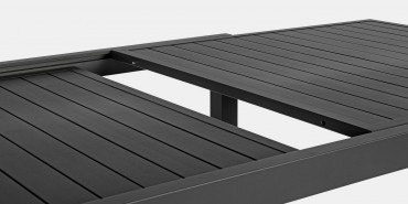 TAVOLO ALL.HILDE CM.200-300X100 ANTRACITE