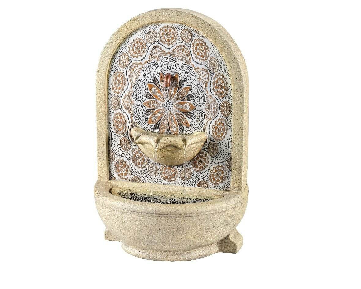 FONTANA POLIRESINA CM.22X54H BEIGE