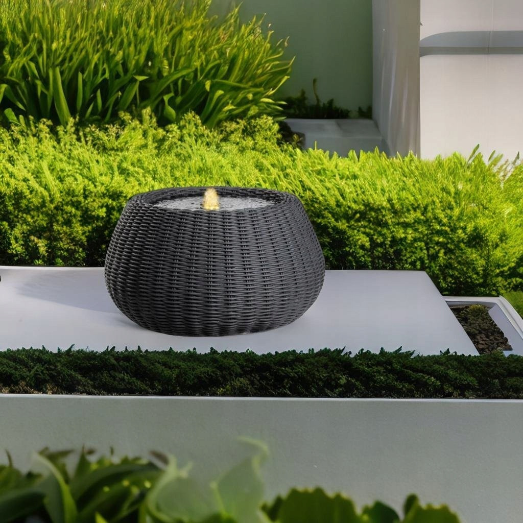 FONTANA SOLARE POLIRESINA D.53X28H ANTRACITE