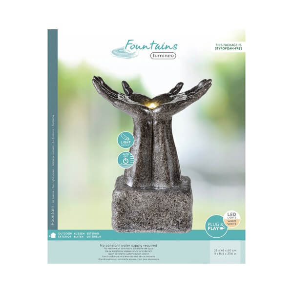 FONTANA MANI POLIRSINA CM.28X60H ANTRACITE