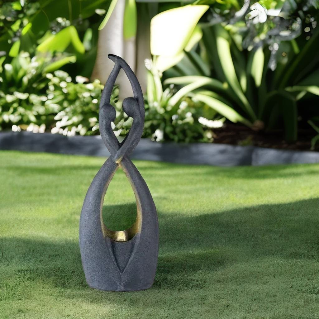 *FONTANA COPPIA ASTRATTA CM.22X80 ANTRACITE