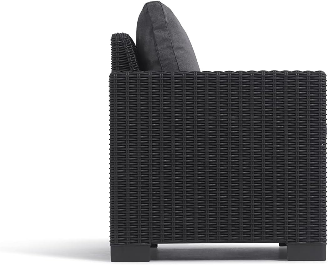 *SET 2 POLTRONE CALIFORNIA GRAFITE CON CUSCINO