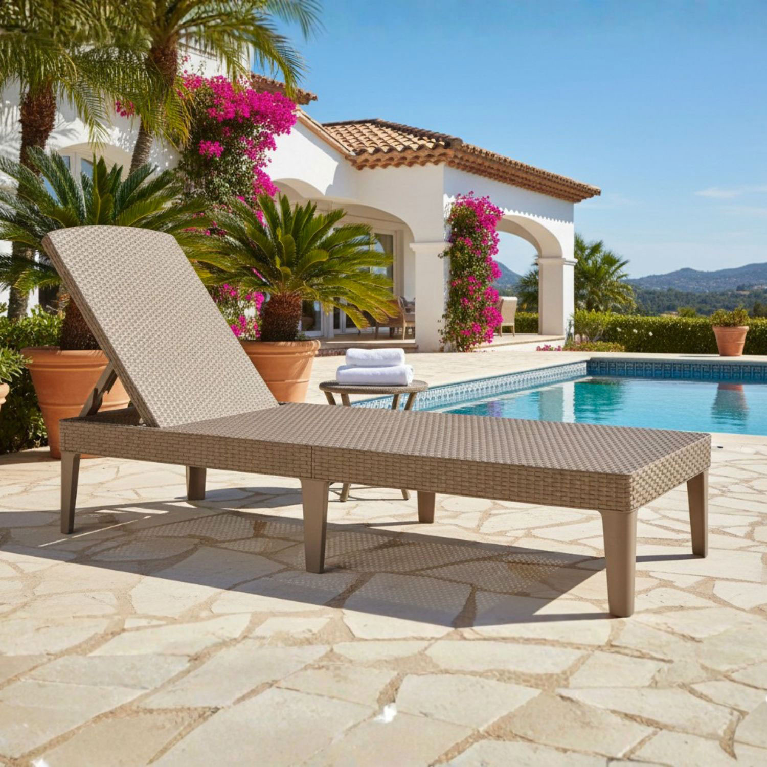 *LETTINO RESINA JAIPUR CAPPUCCINO CM.187X58 H29