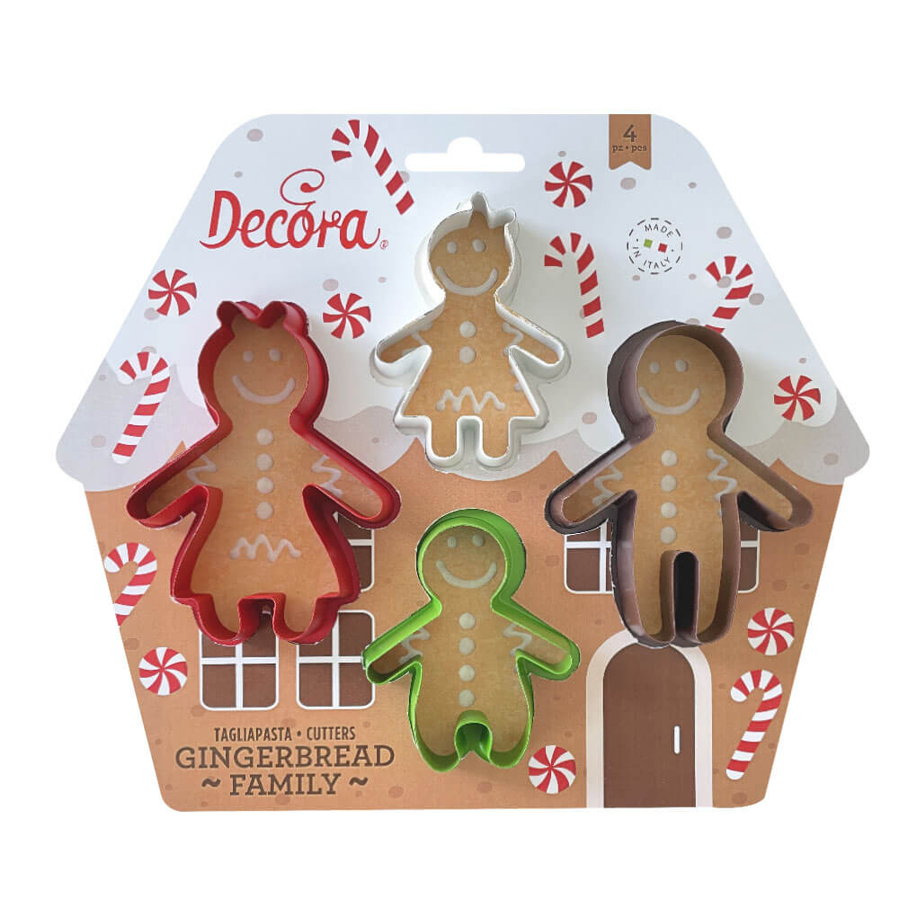 SET4 TAGLIAPASTA GINGERBREAD FAMILY