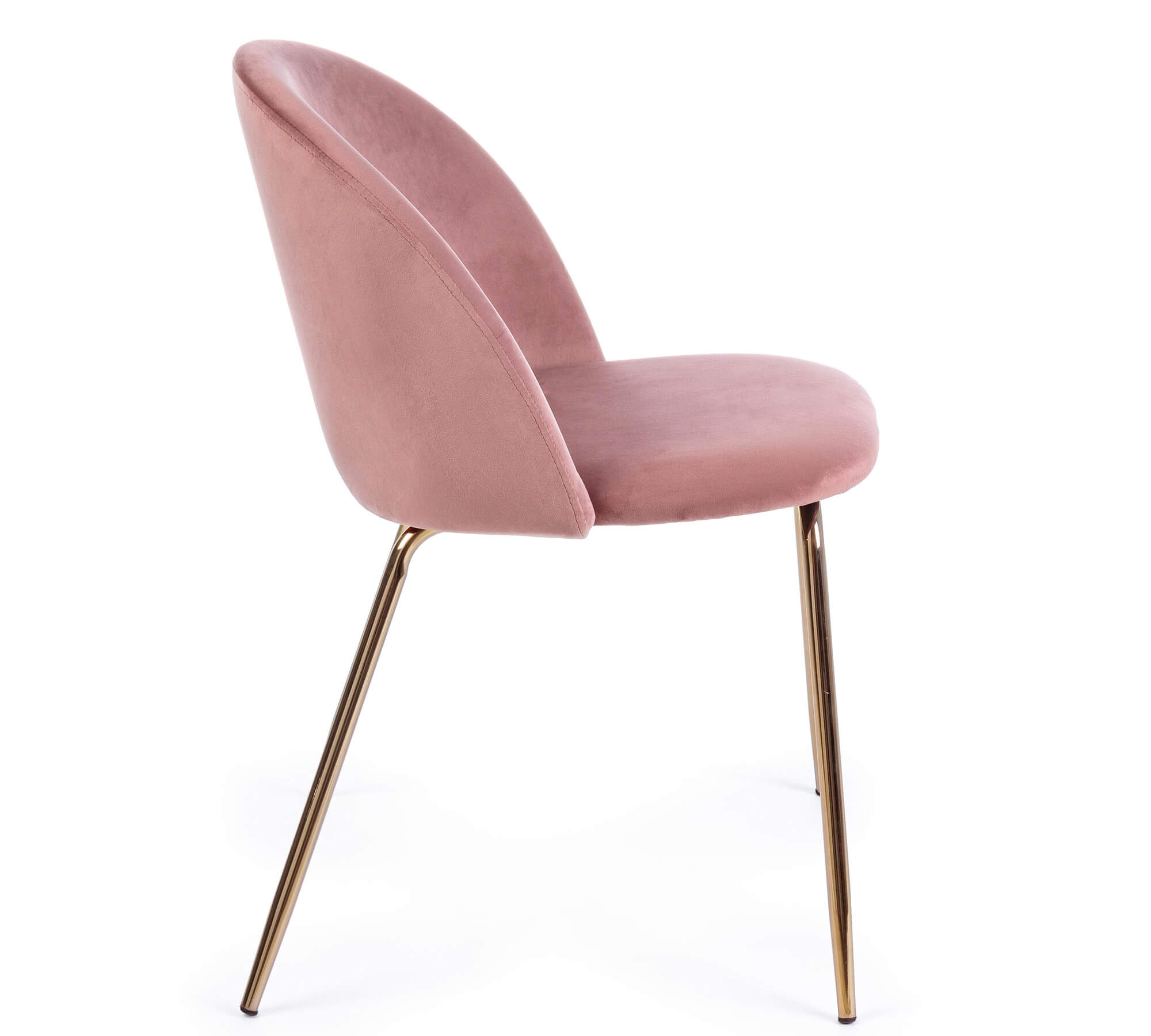 SEDIA TANYA VELLUTO ROSA