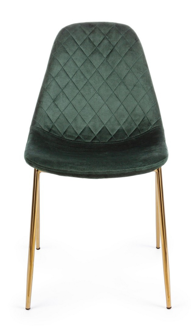 *SEDIA TERRY VELLUTO VERDE SCURO