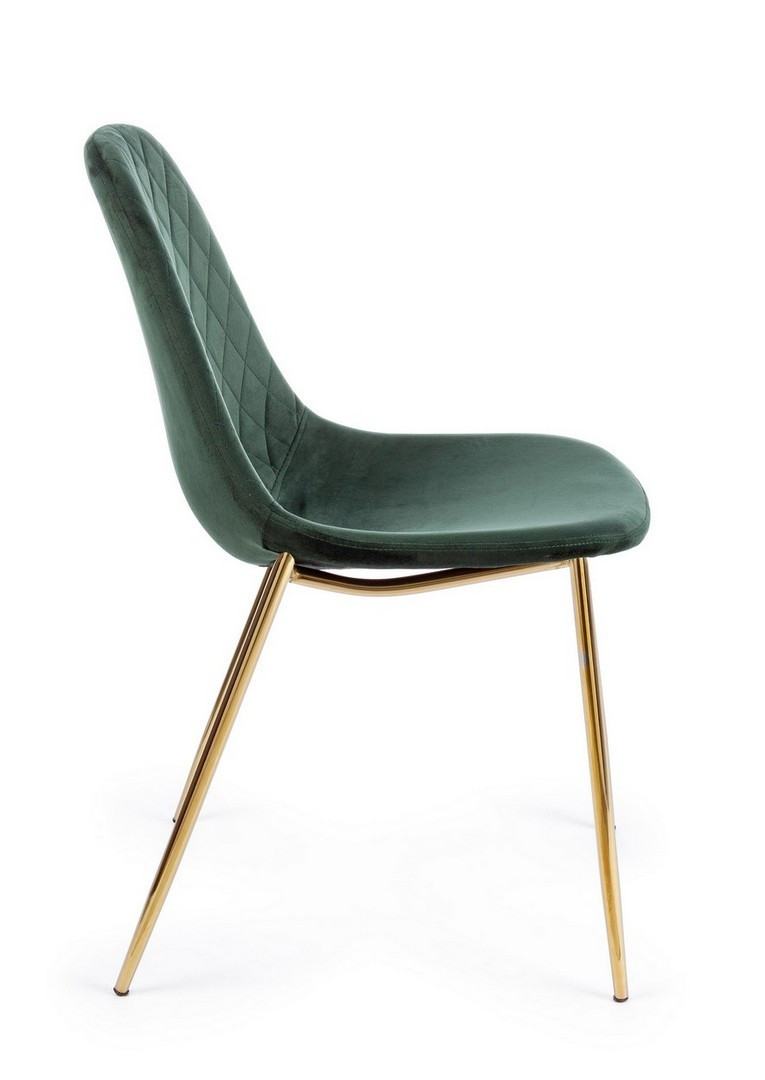 *SEDIA TERRY VELLUTO VERDE SCURO