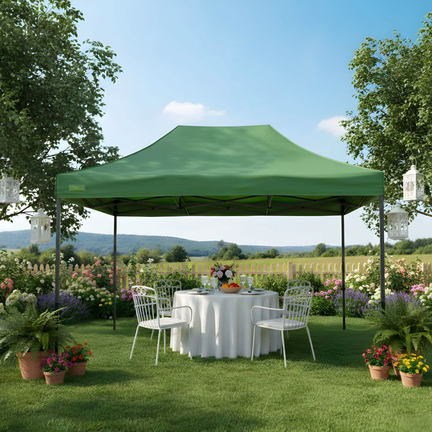 GAZEBO ESTENSIBILE MAIORI MT.3X4.5 VERDE