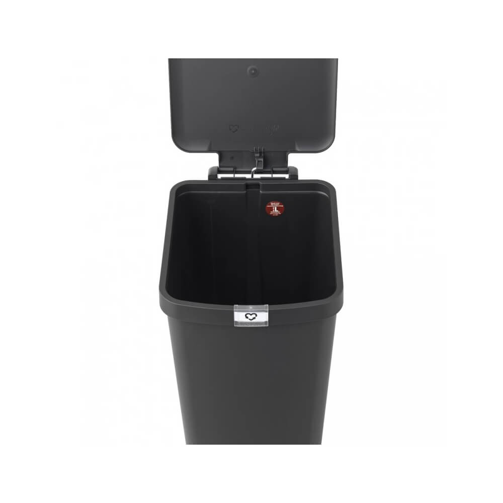 PATTUMIERA A PEDALE STEPUP 40L.DARK GREY