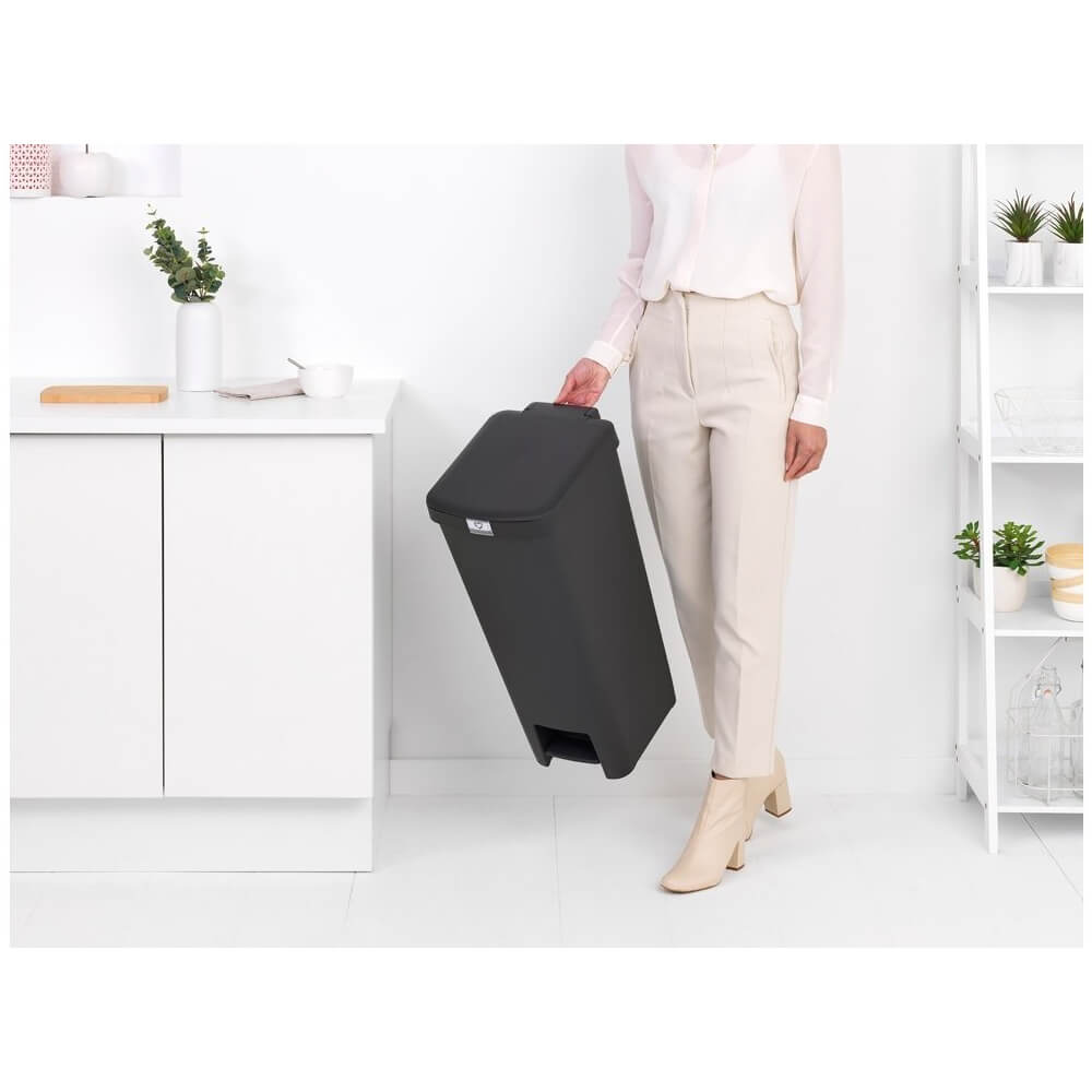 PATTUMIERA A PEDALE STEPUP 40L.DARK GREY