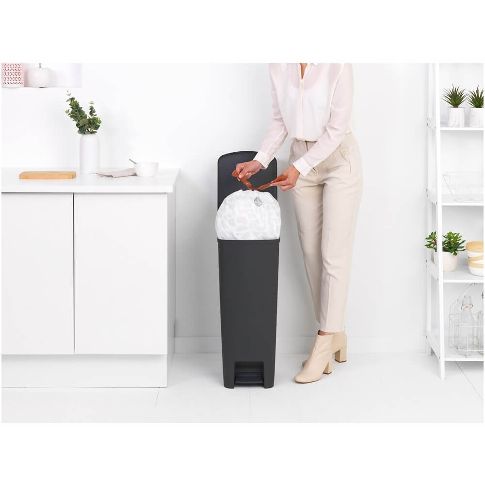 PATTUMIERA A PEDALE STEPUP 40L.DARK GREY