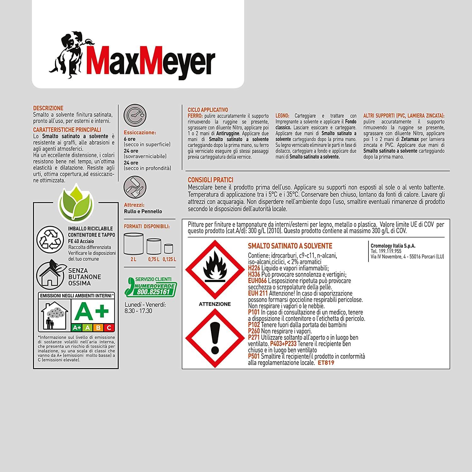 *SMALTO SOLV.SAT.VER.MU.6005 LT0.125