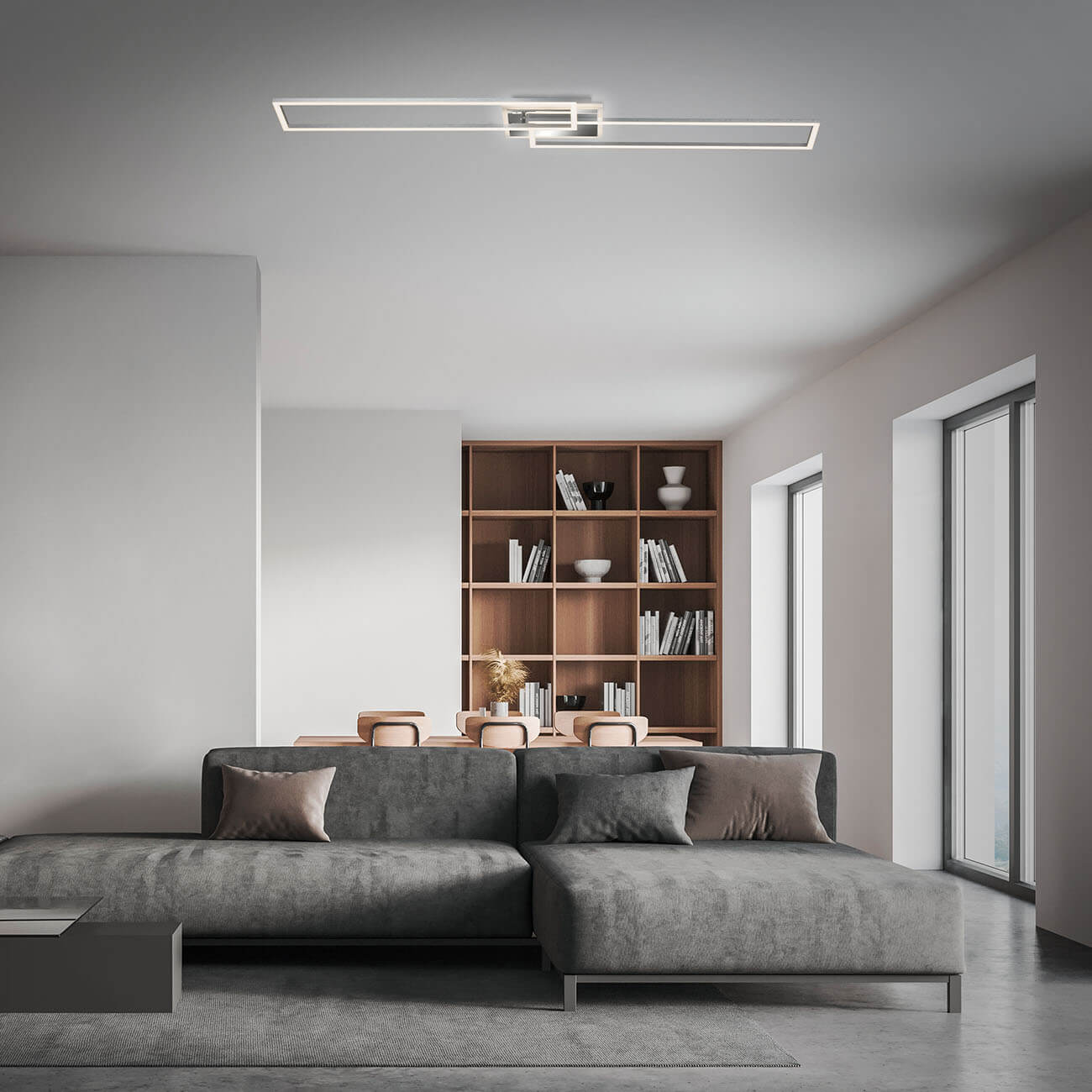 *FRAME PLAF.LE CM.110X24.8 40W 2.7K-6.5K CROMO