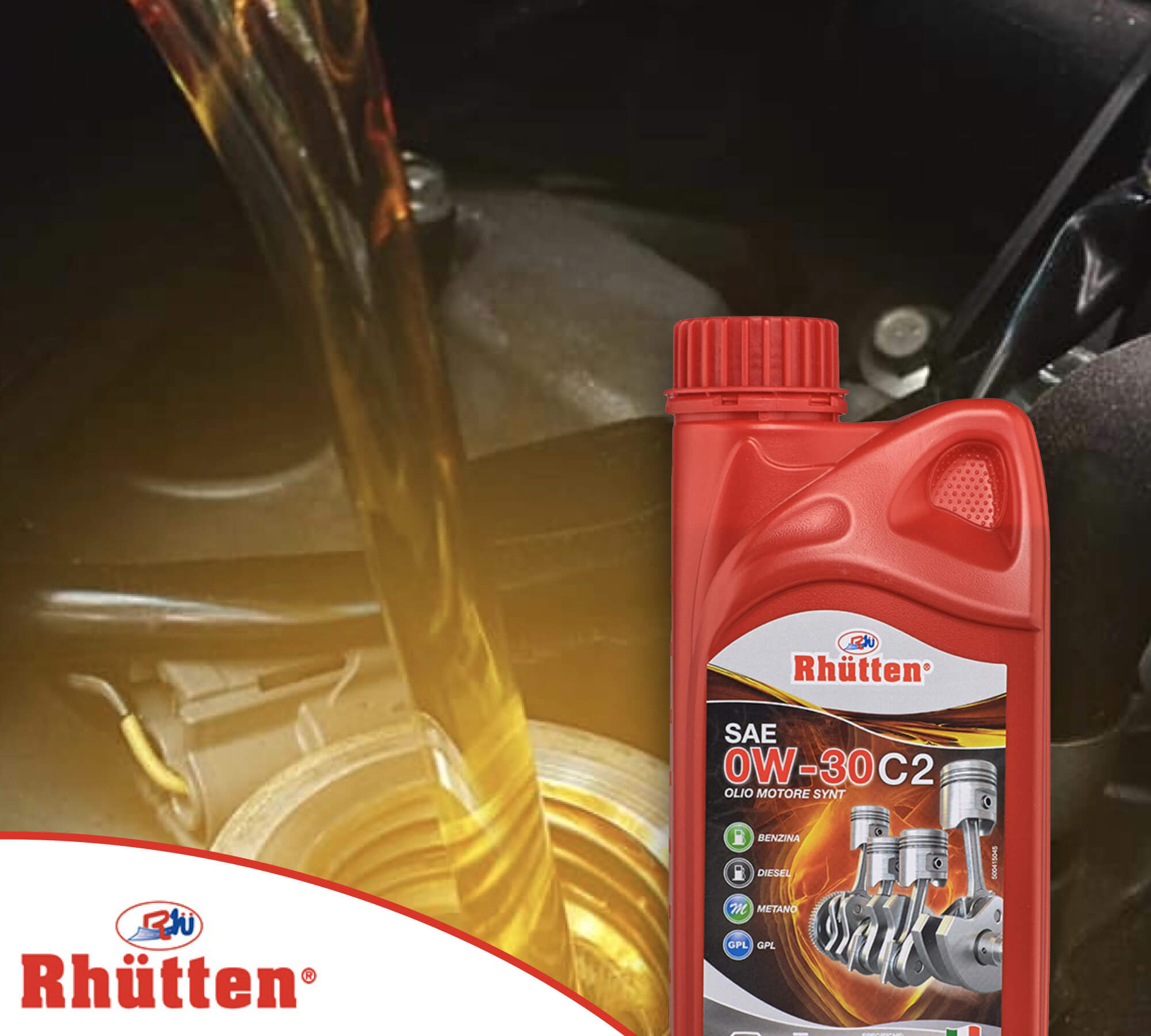 OLIO MOTORE RHUTTEN OW030 LT.1