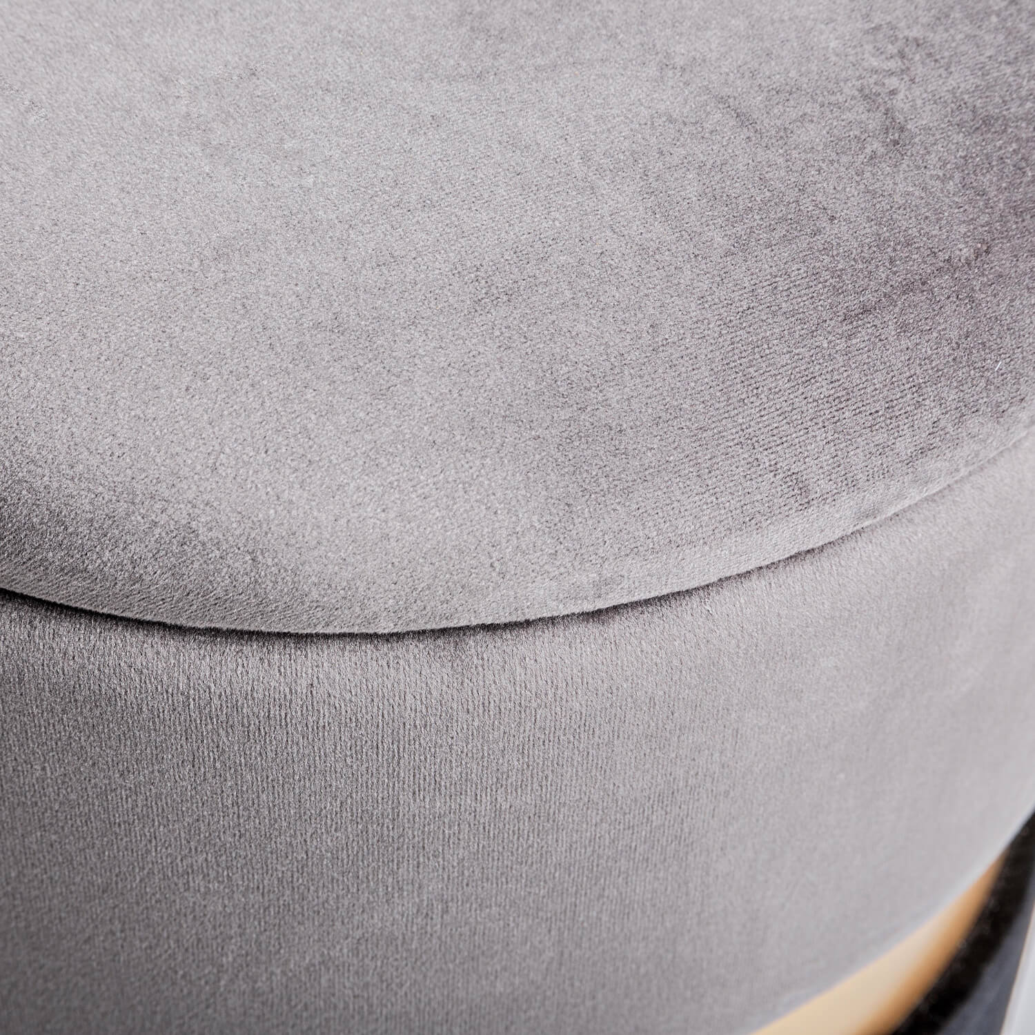 POUF CONTENITORE POLINA GRIGIO/NERO GRANDE