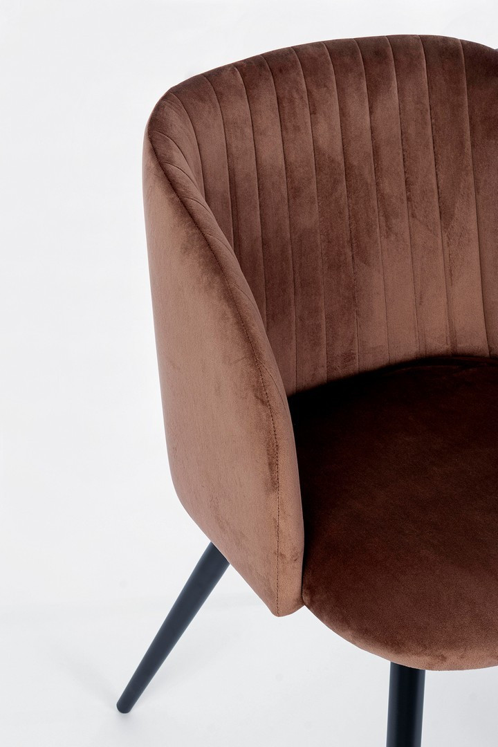 SEDIA QUEEN VELLUTO RUGGINE