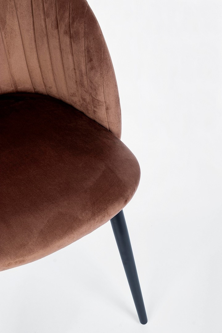 SEDIA QUEEN VELLUTO RUGGINE