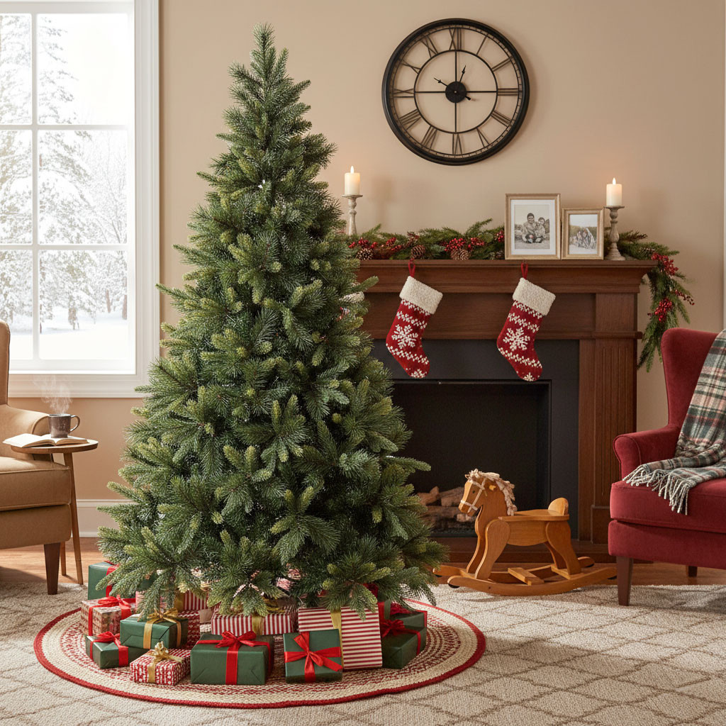 ALBERO NATALIZIO H.270-2376 RAMI MISTO