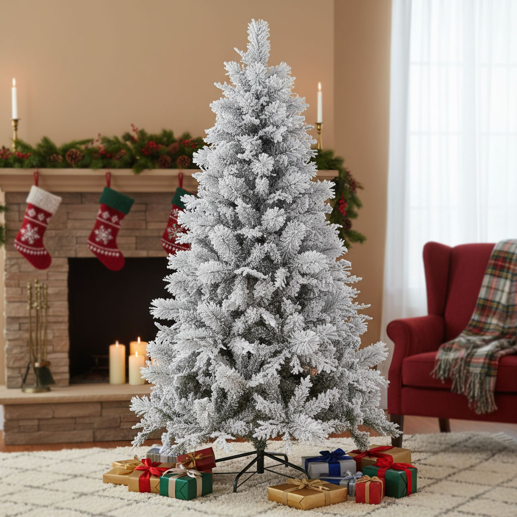 ALBERO NATALIZIO H.210-600 RAMI INNEVATO