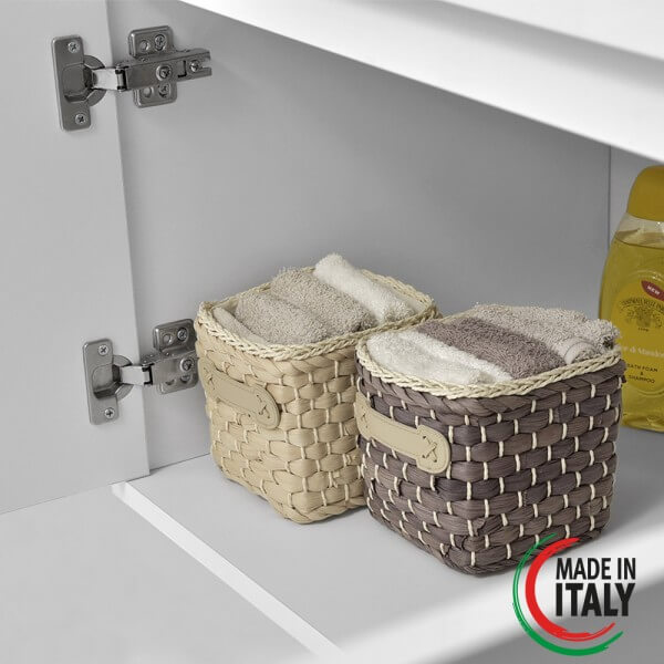 MOBILE BAGNO SOSPESO 2 ANTE CM.90 BIANCO