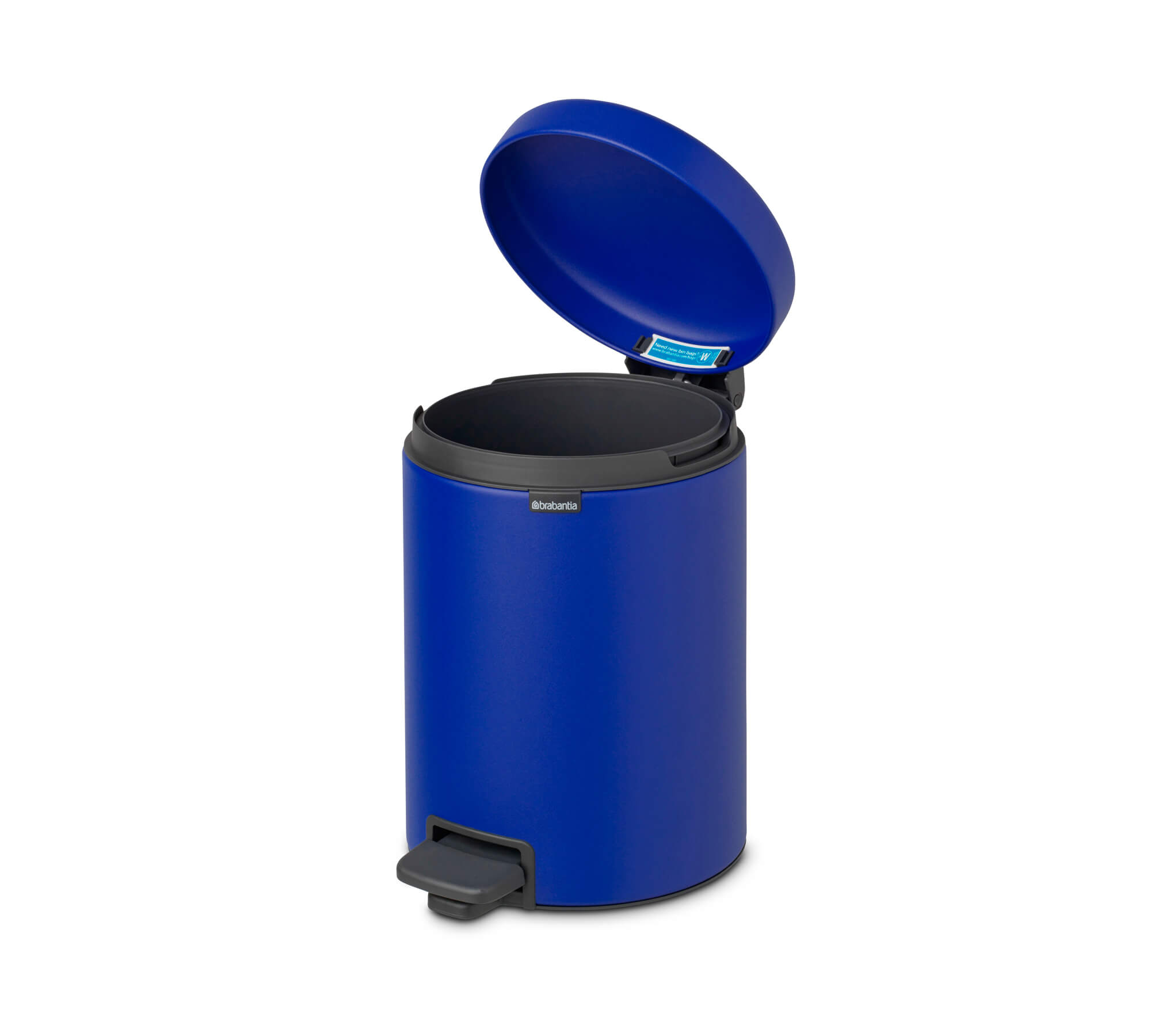 *PATTUMIERA NEWICON 5LT C/RALLENTATA MINERAL BLUE