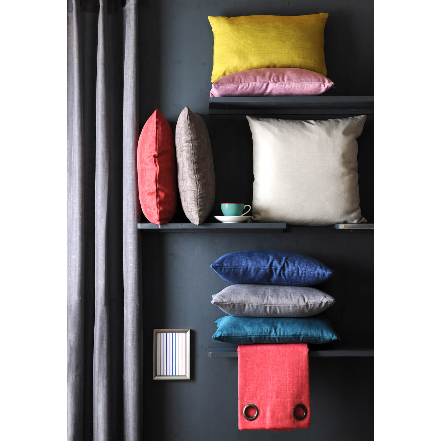 *TELO TENDA 'BEA'CM.140X260 BLU NOTTE
