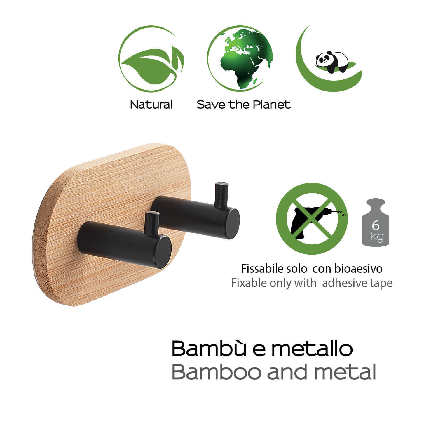 JUNCOS BAMBOO APPENDIABITI DOPPIO