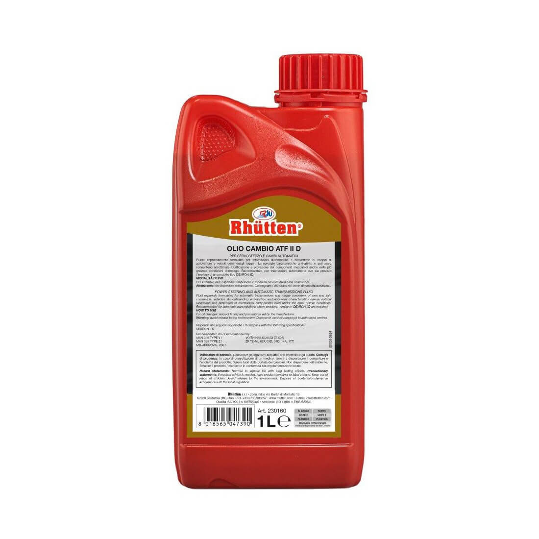 *OLIO CAMBIO RHUTTEN ATF II D LT.1