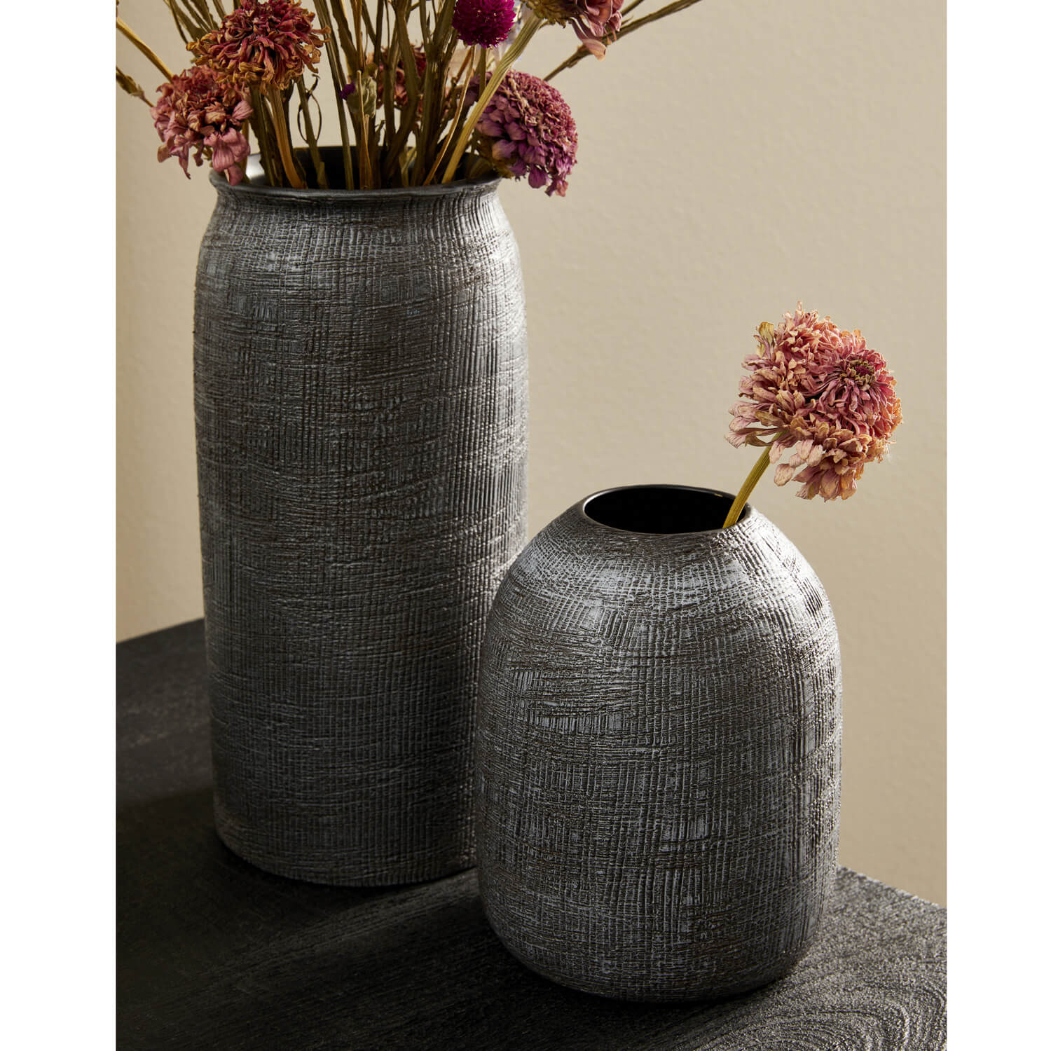 VASO PAPYRUS CIL GRIGIO SCURO H40.5