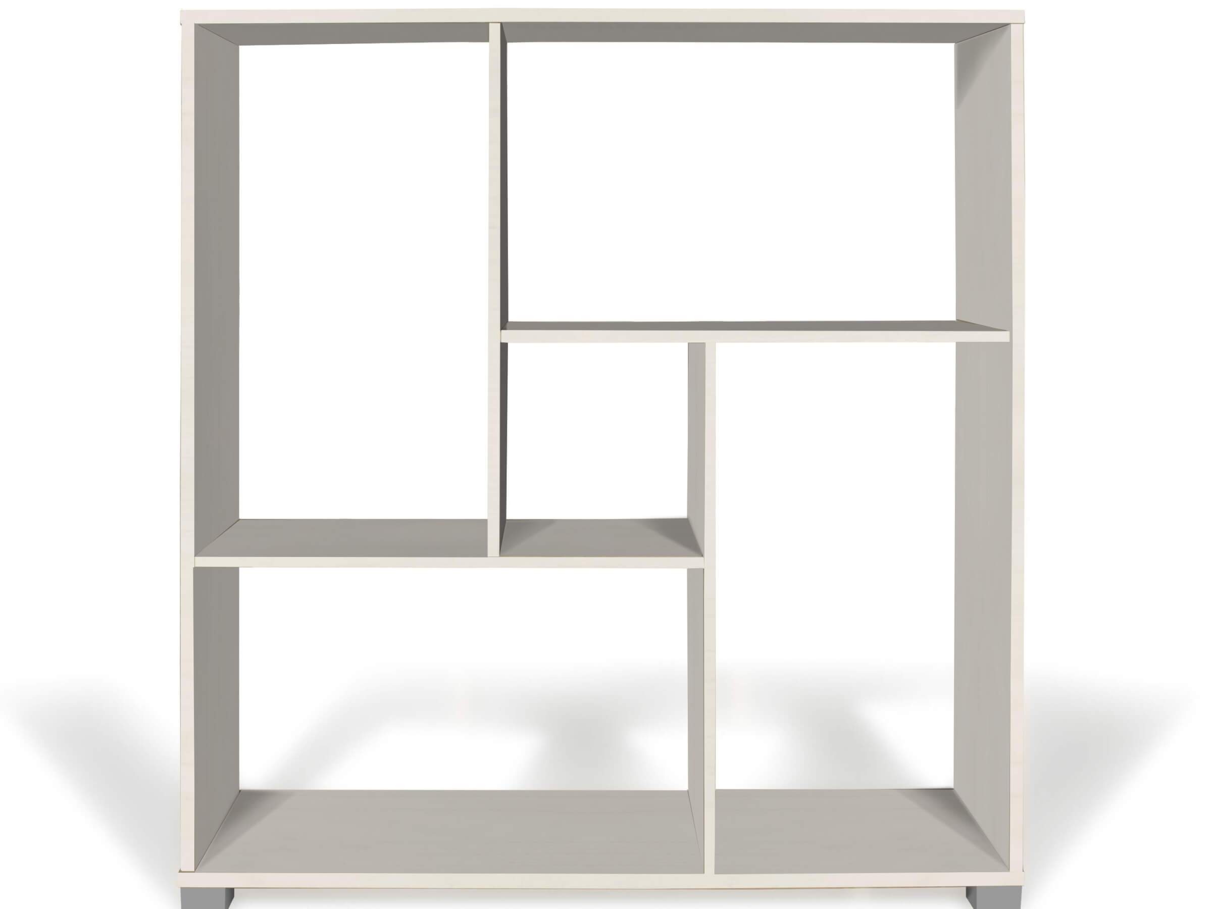 LIBRERIA A GIORNO CM.80X24X83H BIANCO NORDICO