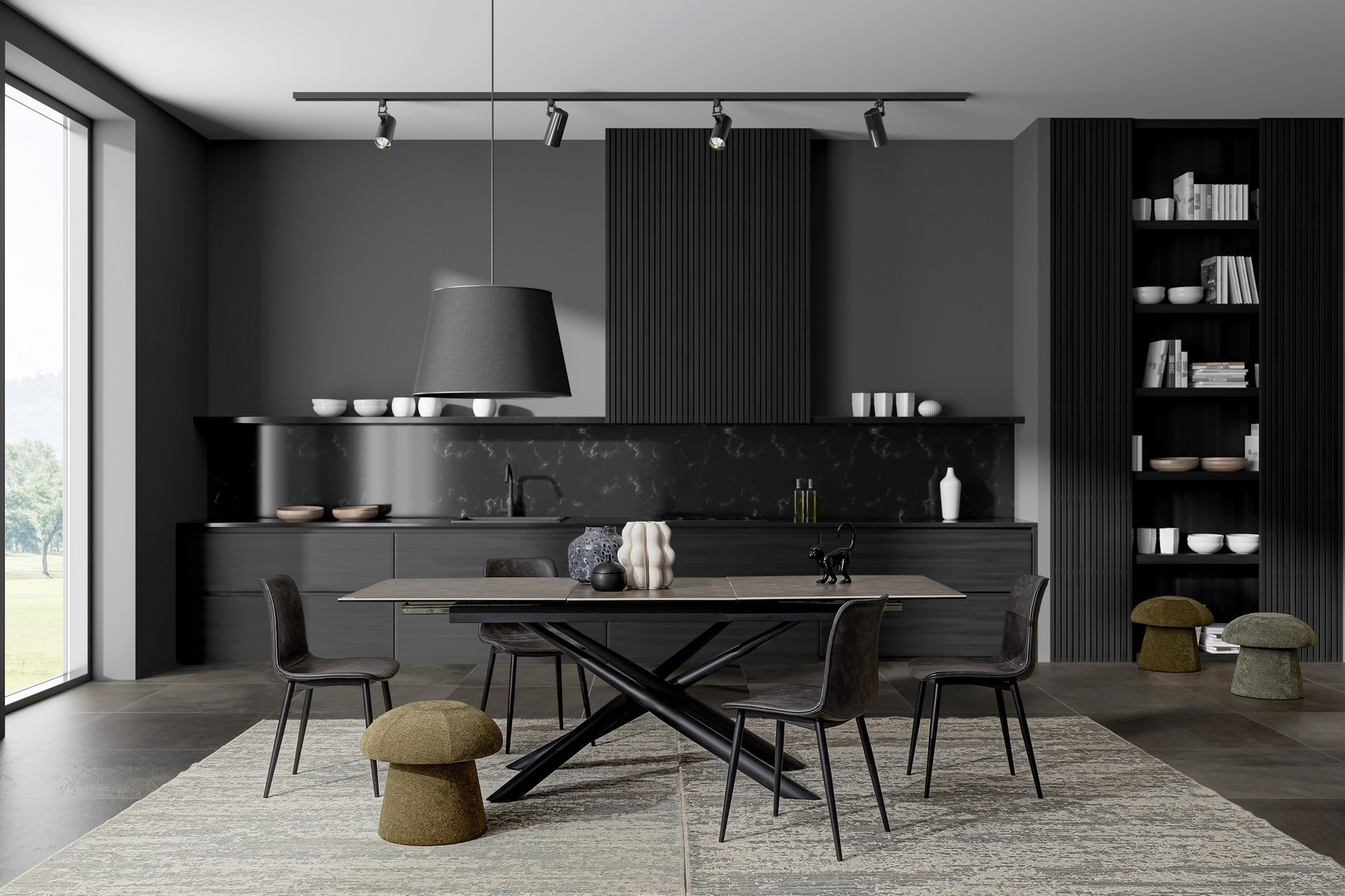 *TAVOLO ALLUNG. SEYFERT CM.160-220X90