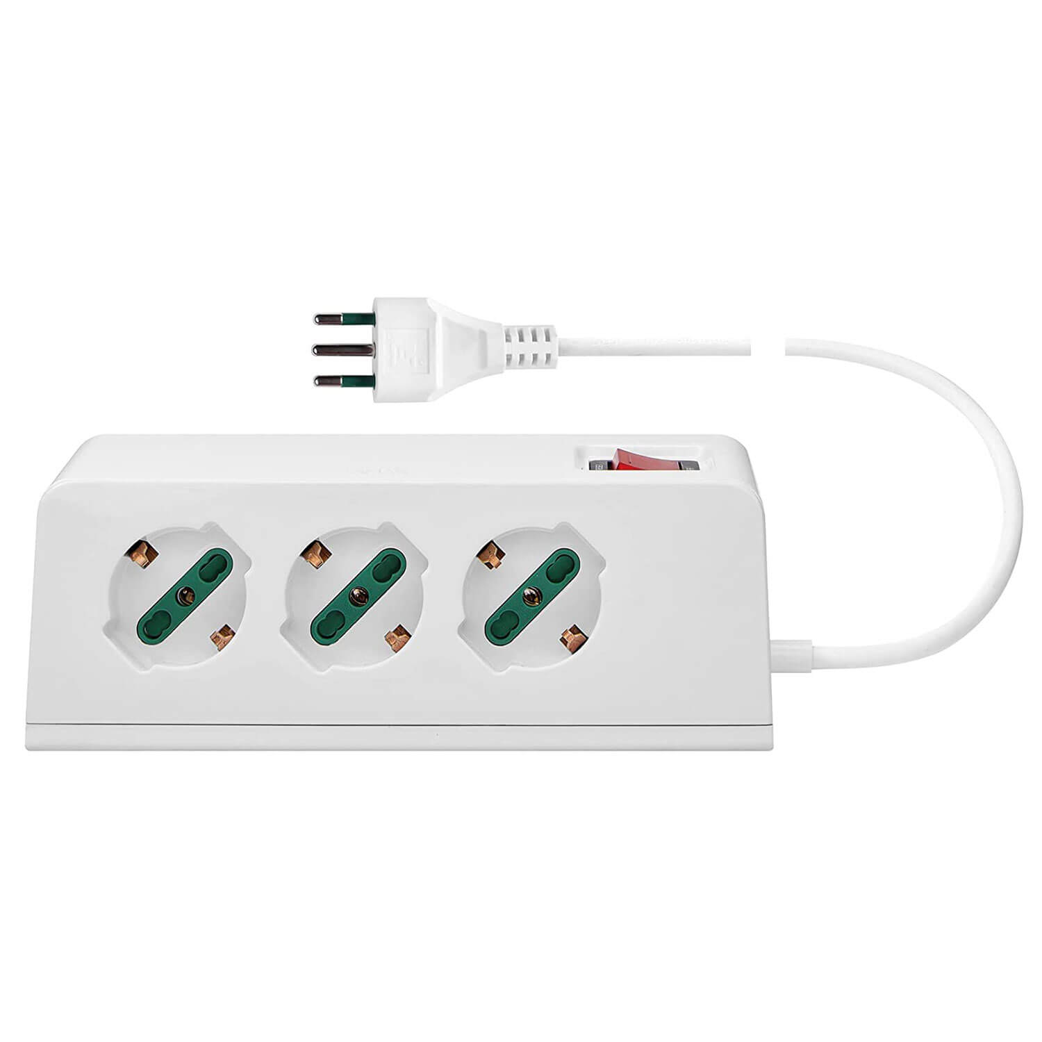 PRESA SCRIVANIA 3 UNIVERSALE BIANCO 3USB+S11+CBE