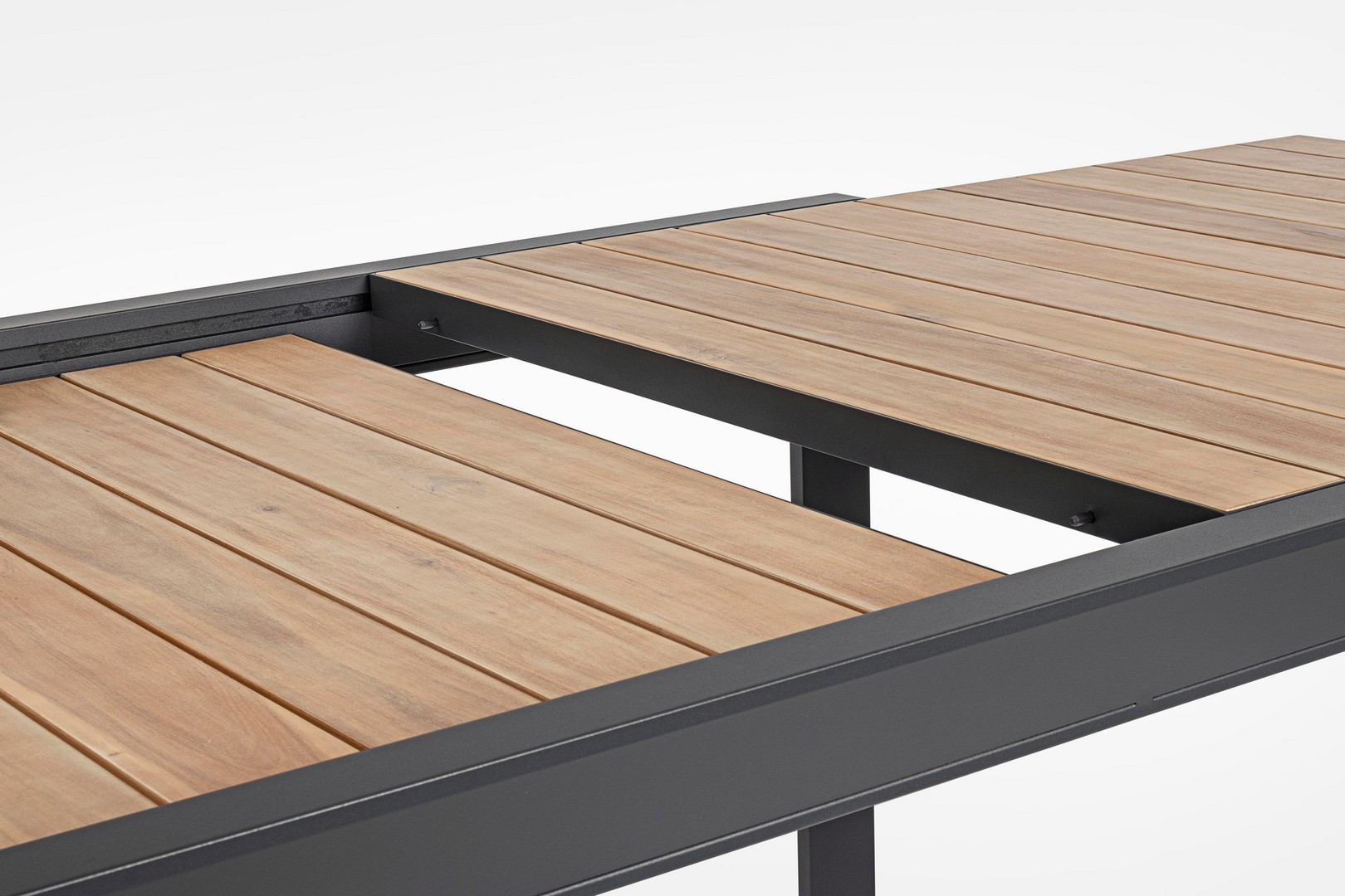 TAVOLO ALL.BELMAR 220-340X100 NATURALE-ANTRACITE