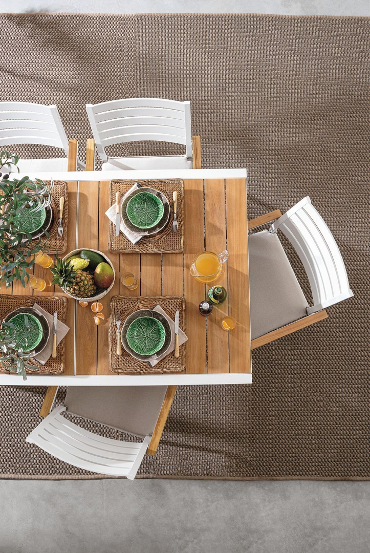 TAVOLO ALL.BELMAR 160-240X100 BIAN
