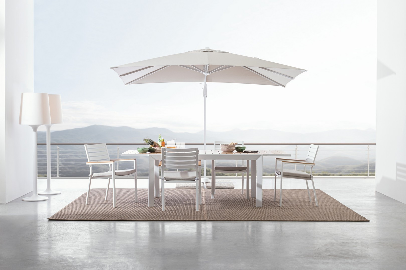 TAVOLO ALL.BELMAR 160-240X100 BIAN