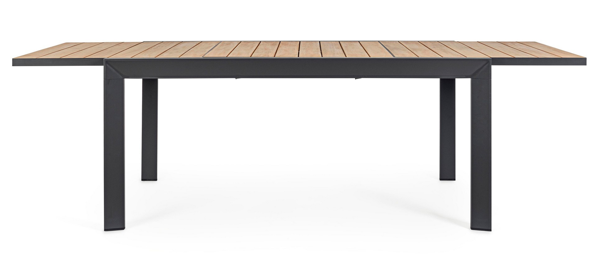 TAVOLO ALL.BELMAR 160-240X100 NATURALE ANTRACITE