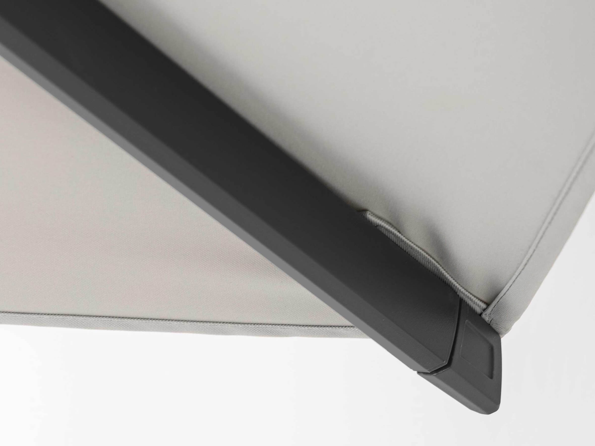 OMBRELLONE A BRACCIO ARIES 4X4 ANTRACITE NATURALE