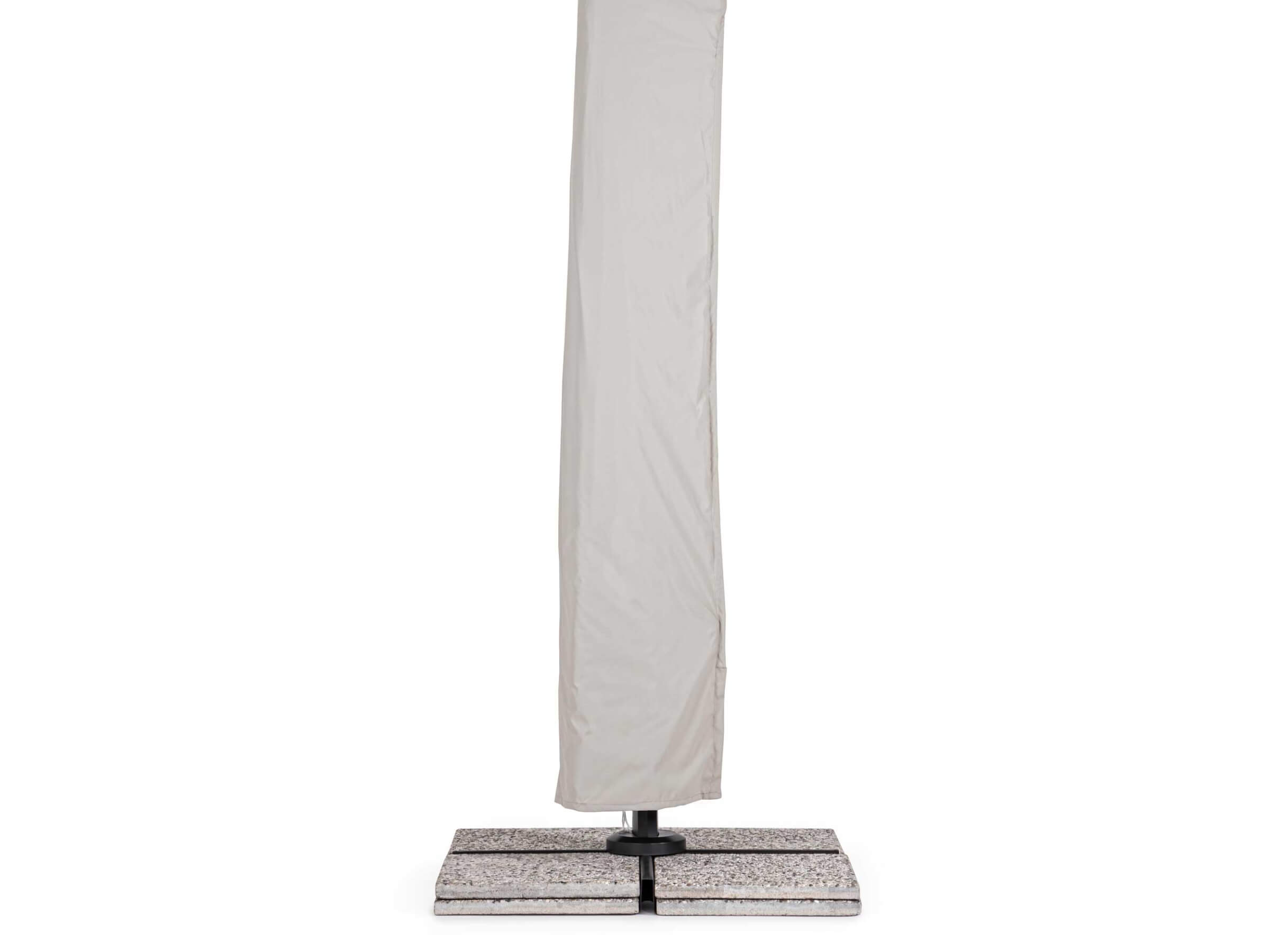 OMBRELLONE A BRACCIO ARIES 4X4 ANTRACITE NATURALE