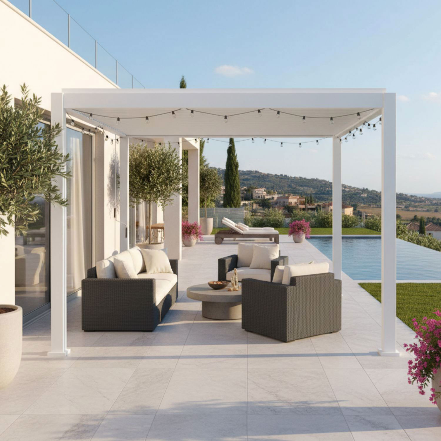 PERGOLA OCEAN MT.3X4 BIANCA