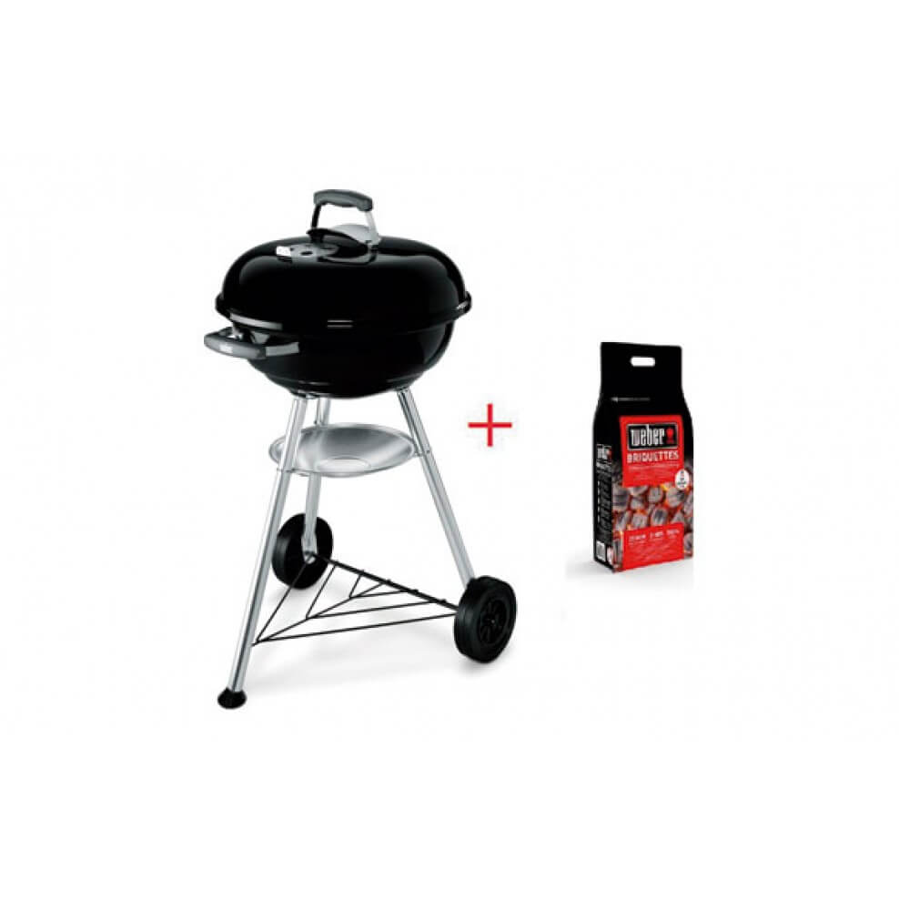 BARBECUE A CARBONE COMPACT KETTER+ 3 KG BRICCHETTI