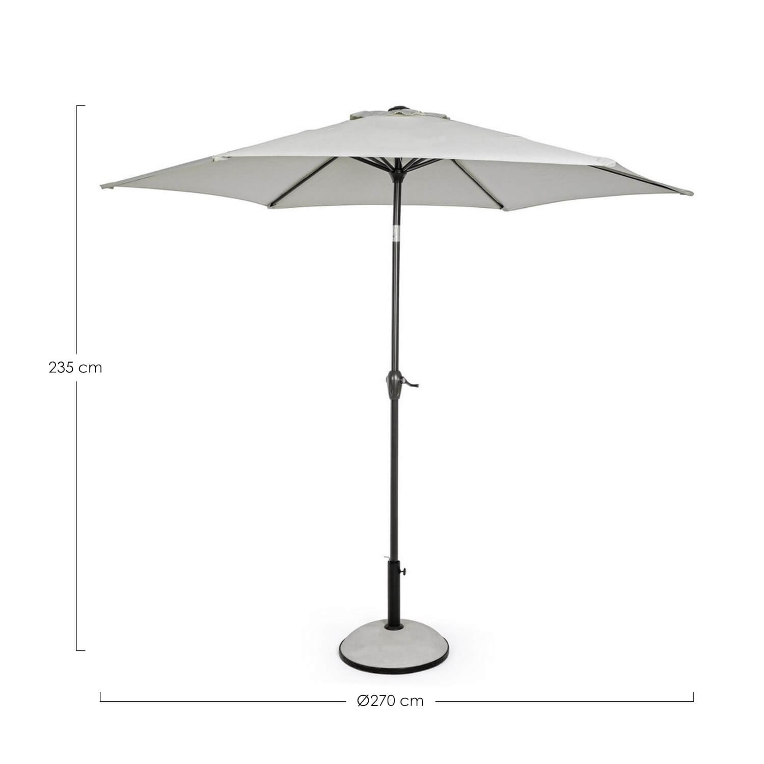 OMBRELLONE KALIFE ALLUM.MT.2.7 NATU