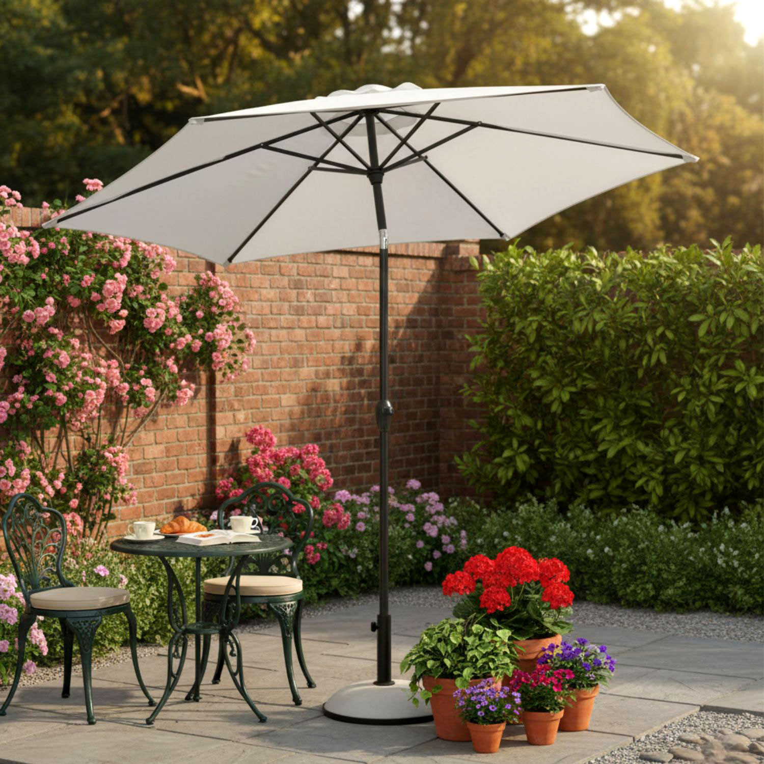 OMBRELLONE KALIFE ALLUM.MT.2.7 NATU