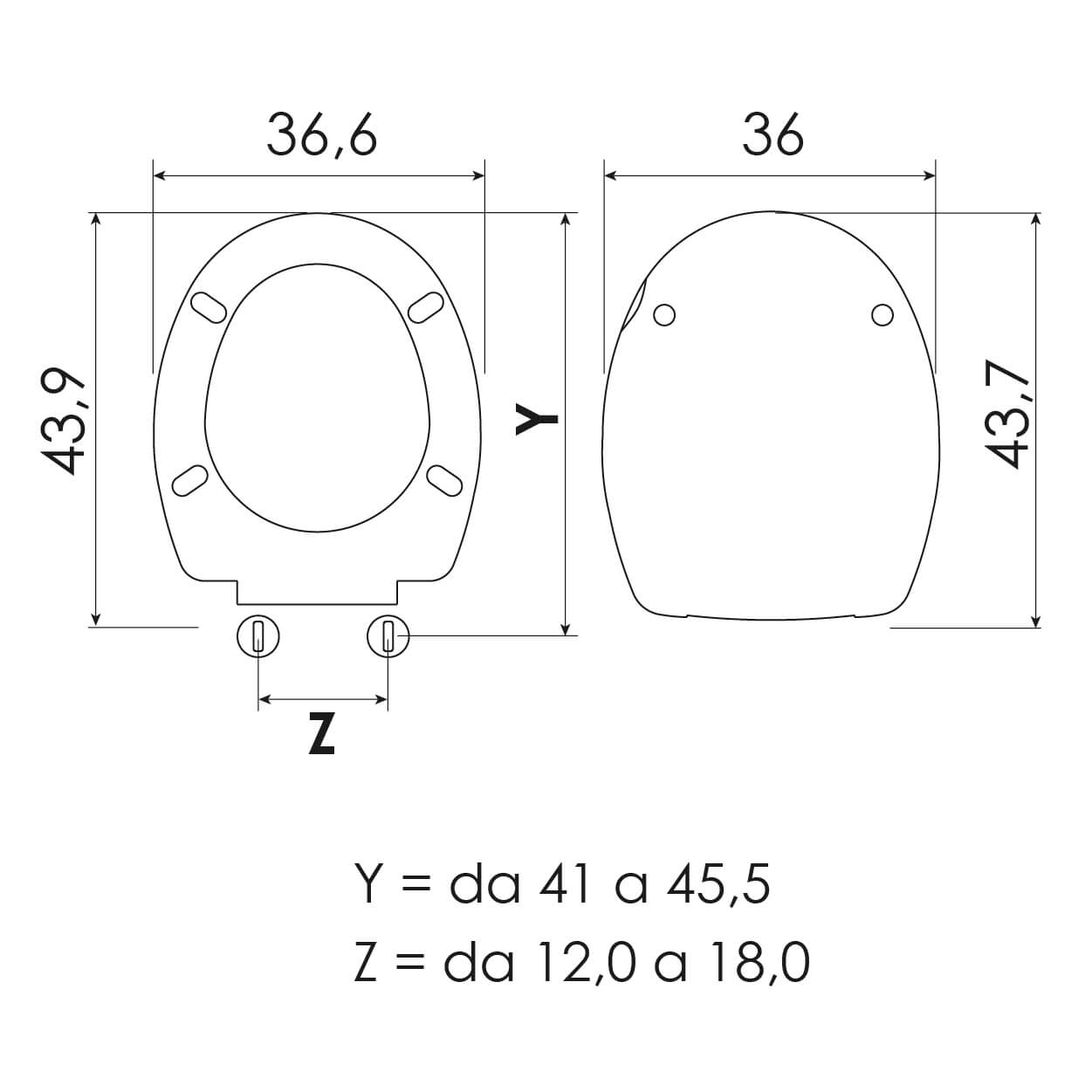 SEDILE WC UNO N H057