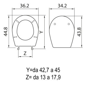 SEDILE WC SAMBA H011