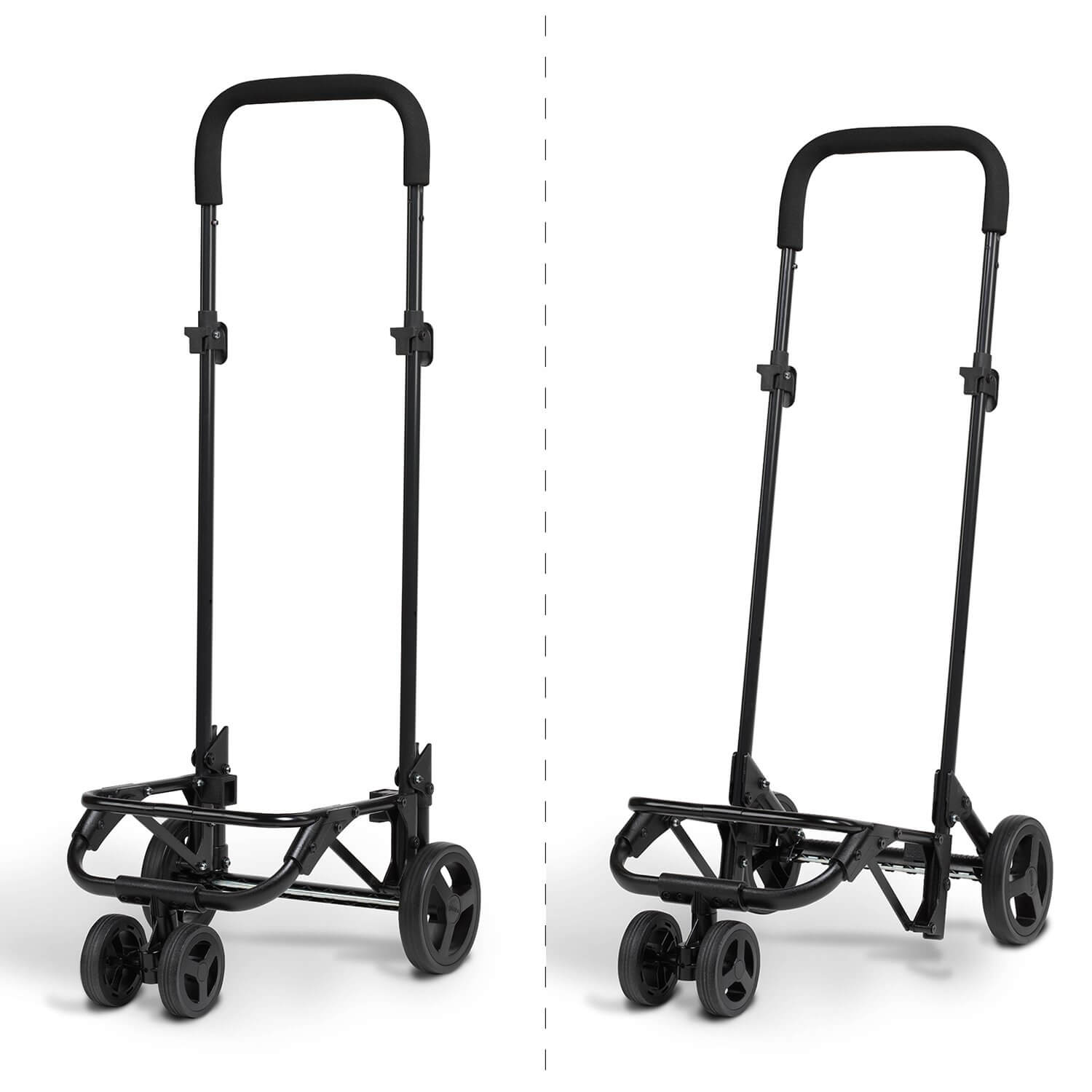 CARRELLO SPESA TWIN NERO 4RUOTE